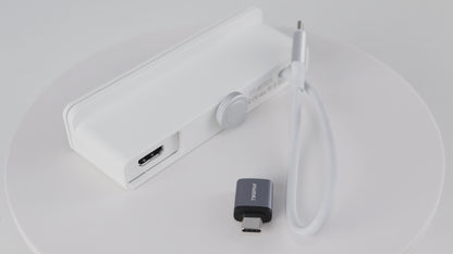 Twopan 7-in-1 USB-C Hub for iMac 2024/2023/2021 M4/M3/M1 with USB 3.2, 4K HDMI 60Hz, SD & MicroSD Card Readers, 7 Color Panels