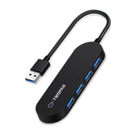 Twopan 4 - Port USB 3.0 Hub – Ultra - Slim Multiport Adapter for Laptop, Desktop, Mac, Surface Pro, XPS - TWOPAN