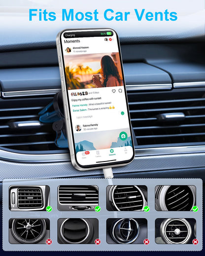 Twopan Magnetic Wireless Car Charger with Magsafe - TWOPAN