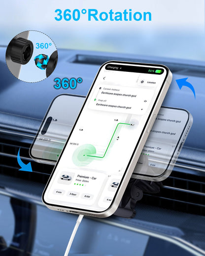 Twopan Magnetic Wireless Car Charger with Magsafe - TWOPAN