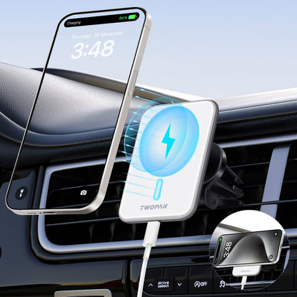 Twopan Magnetic Wireless Car Charger with Magsafe - TWOPAN